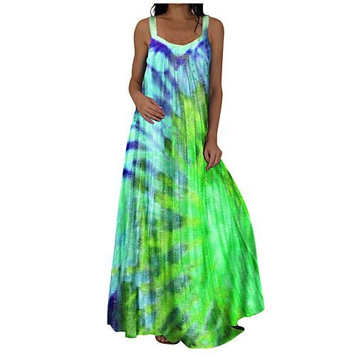 Women's Loose Maxi long Dress Yellow Red Wine color Green Sleeveless Pattern Tie Dye Print Spring Summer Party Casual / Daily 2021 S M L XL 2XL
Women's Loose Maxi long Dress Yellow Red Wine color Green Sleeveless Pattern Tie Dye Print Spring Summer Party Casual / Daily 2021 S M L XL 2XL