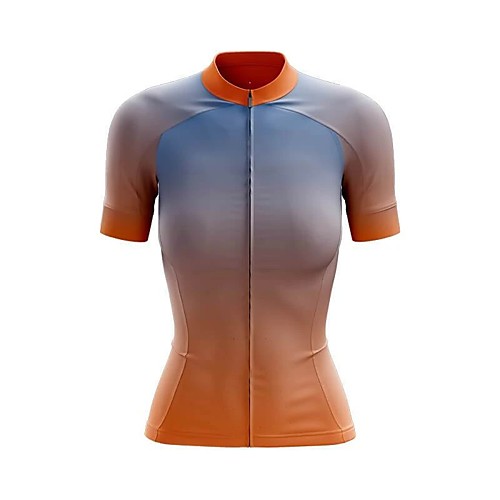 21Grams Women's Short Sleeve Cycling Jersey Summer Spandex Polyester Orange Gradient Bike Jersey Top Mountain Bike MTB Road Bike Cycling Quick Dry Moisture Wicking Breathable Sports Clothing Apparel
21Grams Women's Short Sleeve Cycling Jersey Summer Spandex Polyester Orange Gradient Bike Jersey Top Mountain Bike MTB Road Bike Cycling Quick Dry Moisture Wicking Breathable Sports Clothing Apparel