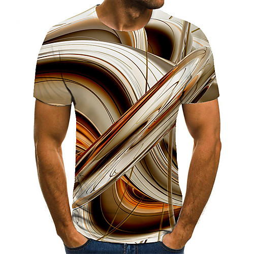 Men's Unisex Tee T shirt 3D Print Abstract Graphic Prints Plus Size Print Short Sleeve Casual Tops Basic Fashion Designer Big and Tall Brown
Men's Unisex Tee T shirt 3D Print Abstract Graphic Prints Plus Size Print Short Sleeve Casual Tops Basic Fashion Designer Big and Tall Brown