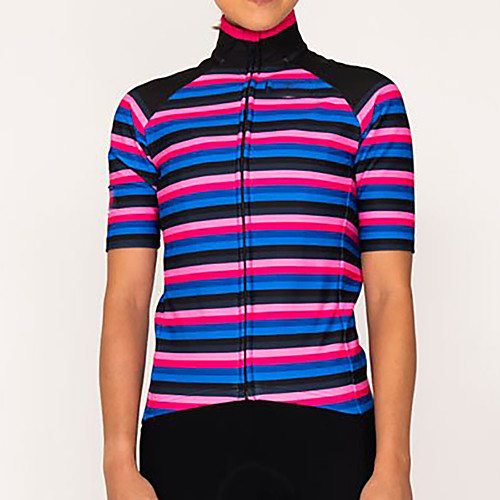 21Grams Women's Short Sleeve Cycling Jersey Summer Spandex Polyester Blue Stripes Bike Jersey Top Mountain Bike MTB Road Bike Cycling Quick Dry Moisture Wicking Breathable Sports Clothing Apparel
21Grams Women's Short Sleeve Cycling Jersey Summer Spandex Polyester Blue Stripes Bike Jersey Top Mountain Bike MTB Road Bike Cycling Quick Dry Moisture Wicking Breathable Sports Clothing Apparel
