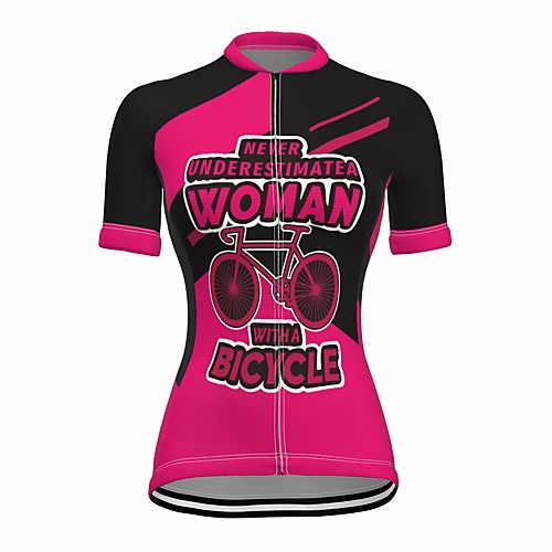 21Grams Women's Short Sleeve Cycling Jersey Summer Spandex Polyester Rose Red Bike Jersey Top Mountain Bike MTB Road Bike Cycling Quick Dry Moisture Wicking Breathable Sports Clothing Apparel
21Grams Women's Short Sleeve Cycling Jersey Summer Spandex Polyester Rose Red Bike Jersey Top Mountain Bike MTB Road Bike Cycling Quick Dry Moisture Wicking Breathable Sports Clothing Apparel