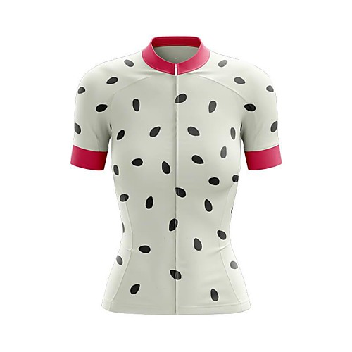 21Grams Women's Short Sleeve Cycling Jersey Summer Spandex Polyester White Watermelon Hawaii Fruit Bike Jersey Top Mountain Bike MTB Road Bike Cycling Breathable Reflective Strips Back Pocket Sports
21Grams Women's Short Sleeve Cycling Jersey Summer Spandex Polyester White Watermelon Hawaii Fruit Bike Jersey Top Mountain Bike MTB Road Bike Cycling Breathable Reflective Strips Back Pocket Sports
