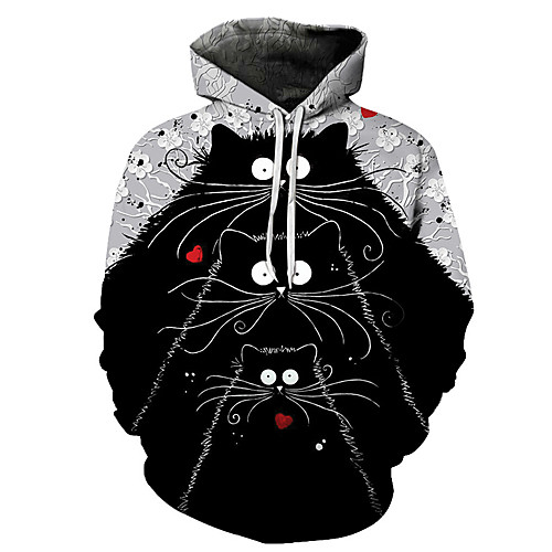 Men's Unisex Plus Size Pullover Hoodie Sweatshirt Cat Graphic Prints Print Hooded Casual Daily Holiday 3D Print Basic Designer Hoodies Sweatshirts Long Sleeve Blue Blushing Pink Gray
Men's Unisex Plus Size Pullover Hoodie Sweatshirt Cat Graphic Prints Print Hooded Casual Daily Holiday 3D Print Basic Designer Hoodies Sweatshirts Long Sleeve Blue Blushing Pink Gray
