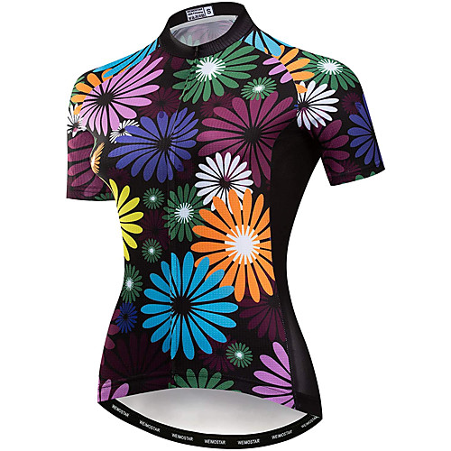 21Grams Women's Short Sleeve Cycling Jersey Summer Spandex Polyester Purple Rainbow Floral Botanical Bike Jersey Top Mountain Bike MTB Road Bike Cycling Quick Dry Moisture Wicking Breathable Sports
21Grams Women's Short Sleeve Cycling Jersey Summer Spandex Polyester Purple Rainbow Floral Botanical Bike Jersey Top Mountain Bike MTB Road Bike Cycling Quick Dry Moisture Wicking Breathable Sports