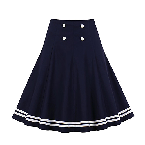 Women's Vacation Casual / Daily Basic Streetwear Skirts Stripes Tulle Pleated Navy Blue
Women's Vacation Casual / Daily Basic Streetwear Skirts Stripes Tulle Pleated Navy Blue