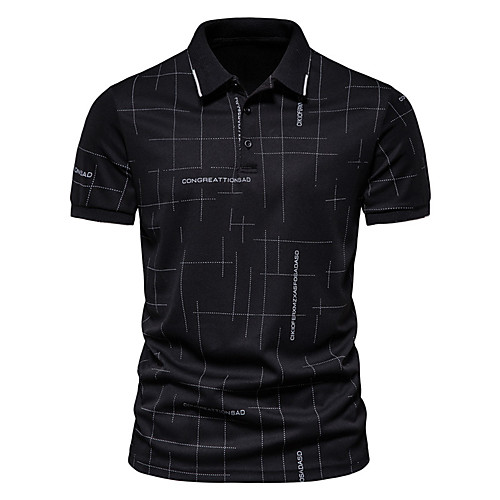 Men's Golf Shirt Tennis Shirt Other Prints Graphic Short Sleeve Daily Tops Business White Black / Summer
Men's Golf Shirt Tennis Shirt Other Prints Graphic Short Sleeve Daily Tops Business White Black / Summer
