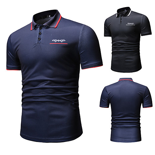 Men's Golf Shirt Tennis Shirt Other Prints Graphic Short Sleeve Casual Tops Casual Black Navy Blue / Summer
Men's Golf Shirt Tennis Shirt Other Prints Graphic Short Sleeve Casual Tops Casual Black Navy Blue / Summer
