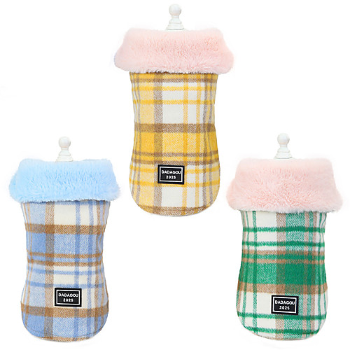 Dog Cat Dog clothes Plaid / Check Stylish Spots & Checks Dailywear Casual / Daily Winter Dog Clothes Puppy Clothes Dog Outfits Warm Yellow Blue Green Costume for Girl and Boy Dog Cotton S M L XL XXL
Dog Cat Dog clothes Plaid / Check Stylish Spots & Checks Dailywear Casual / Daily Winter Dog Clothes Puppy Clothes Dog Outfits Warm Yellow Blue Green Costume for Girl and Boy Dog Cotton S M L XL XXL