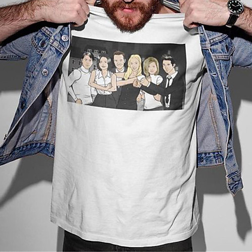 Men's Unisex Tee T shirt Hot Stamping Graphic Prints Portrait Plus Size Print Short Sleeve Casual Tops Cotton Basic Fashion Designer Big and Tall White
Men's Unisex Tee T shirt Hot Stamping Graphic Prints Portrait Plus Size Print Short Sleeve Casual Tops Cotton Basic Fashion Designer Big and Tall White