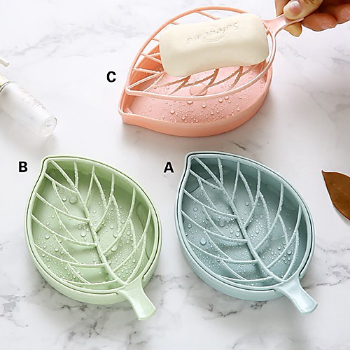 Leaf Shape Soap Box Sponge Box for Kitchen Bathroom Waterproof Organization Plastic 10x17.5cm
Leaf Shape Soap Box Sponge Box for Kitchen Bathroom Waterproof Organization Plastic 10x17.5cm
