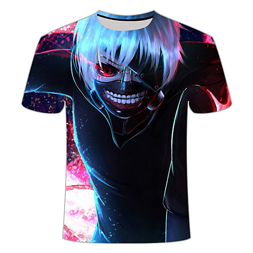 Inspired by Tokyo Ghoul Cosplay Cosplay Costume T-shirt Polyester / Cotton Blend Print 3D Harajuku Graphic T-shirt For Women's / Men's
Inspired by Tokyo Ghoul Cosplay Cosplay Costume T-shirt Polyester / Cotton Blend Print 3D Harajuku Graphic T-shirt For Women's / Men's