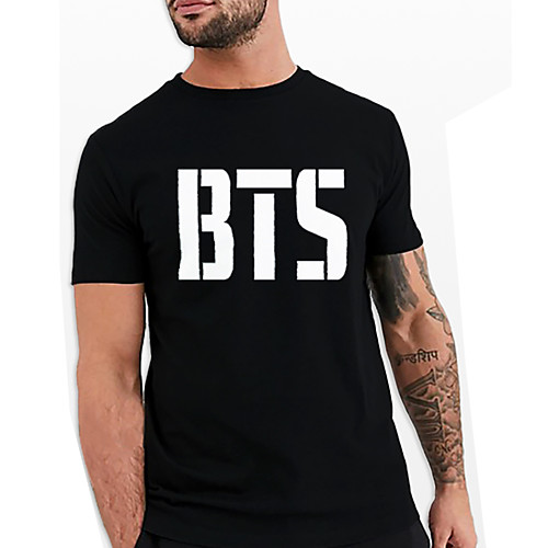 Men's Unisex Tee T shirt Hot Stamping Graphic Prints Letter Plus Size Print Short Sleeve Casual Tops Cotton Basic Fashion Designer Big and Tall Black
Men's Unisex Tee T shirt Hot Stamping Graphic Prints Letter Plus Size Print Short Sleeve Casual Tops Cotton Basic Fashion Designer Big and Tall Black