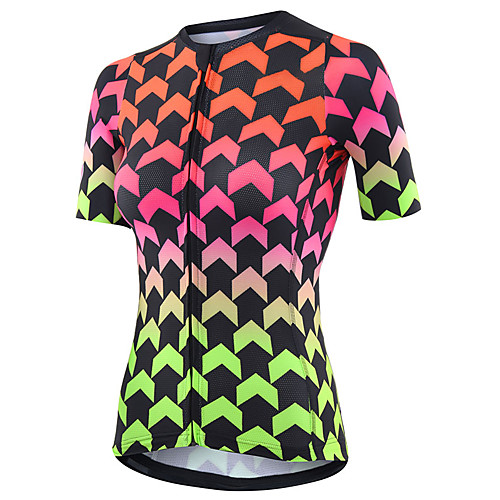 21Grams Women's Short Sleeve Cycling Jersey Summer Spandex Polyester Green Rainbow Bike Jersey Top Mountain Bike MTB Road Bike Cycling Quick Dry Moisture Wicking Breathable Sports Clothing Apparel
21Grams Women's Short Sleeve Cycling Jersey Summer Spandex Polyester Green Rainbow Bike Jersey Top Mountain Bike MTB Road Bike Cycling Quick Dry Moisture Wicking Breathable Sports Clothing Apparel