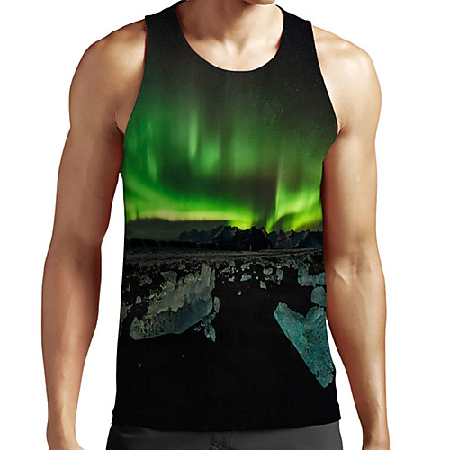 Men's Unisex Tank Top Undershirt 3D Print Scenery Graphic Prints Plus Size Print Sleeveless Casual Tops Basic Fashion Designer Breathable Green
Men's Unisex Tank Top Undershirt 3D Print Scenery Graphic Prints Plus Size Print Sleeveless Casual Tops Basic Fashion Designer Breathable Green