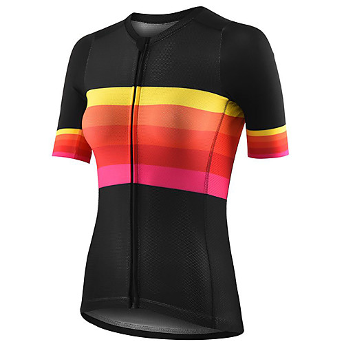 21Grams Women's Short Sleeve Cycling Jersey Summer Spandex Polyester Black Patchwork Bike Jersey Top Mountain Bike MTB Road Bike Cycling Quick Dry Moisture Wicking Breathable Sports Clothing Apparel
21Grams Women's Short Sleeve Cycling Jersey Summer Spandex Polyester Black Patchwork Bike Jersey Top Mountain Bike MTB Road Bike Cycling Quick Dry Moisture Wicking Breathable Sports Clothing Apparel