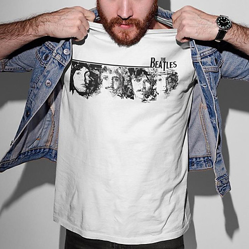 Men's Unisex Tee T shirt Hot Stamping Graphic Prints Portrait Letter Plus Size Print Short Sleeve Casual Tops Cotton Basic Fashion Designer Big and Tall White
Men's Unisex Tee T shirt Hot Stamping Graphic Prints Portrait Letter Plus Size Print Short Sleeve Casual Tops Cotton Basic Fashion Designer Big and Tall White
