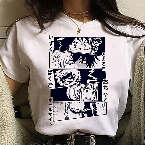 Inspired by My Hero Academia / Boku No Hero Cosplay Anime Cartoon Polyester / Cotton Blend Print Harajuku Graphic Kawaii T-shirt For Women's / Men's
Inspired by My Hero Academia / Boku No Hero Cosplay Anime Cartoon Polyester / Cotton Blend Print Harajuku Graphic Kawaii T-shirt For Women's / Men's