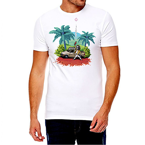 Men's Unisex Tee T shirt Hot Stamping Graphic Prints Coconut Tree Plus Size Print Short Sleeve Casual Tops Cotton Basic Fashion Designer Big and Tall White
Men's Unisex Tee T shirt Hot Stamping Graphic Prints Coconut Tree Plus Size Print Short Sleeve Casual Tops Cotton Basic Fashion Designer Big and Tall White