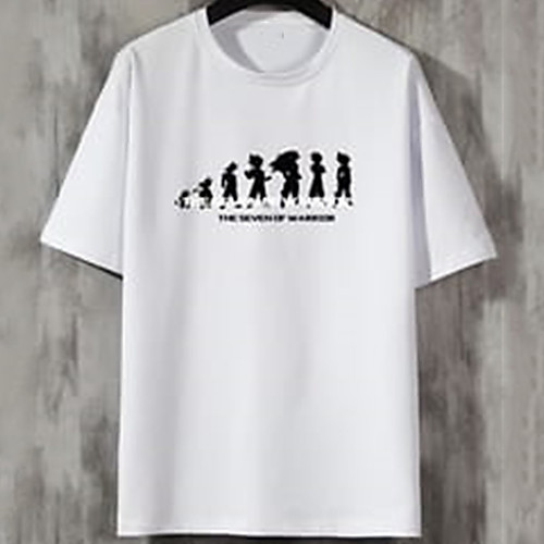 Men's Unisex Tee T shirt Hot Stamping Graphic Prints Character Plus Size Print Short Sleeve Casual Tops Cotton Basic Fashion Designer Big and Tall White Black Dark Gray
Men's Unisex Tee T shirt Hot Stamping Graphic Prints Character Plus Size Print Short Sleeve Casual Tops Cotton Basic Fashion Designer Big and Tall White Black Dark Gray