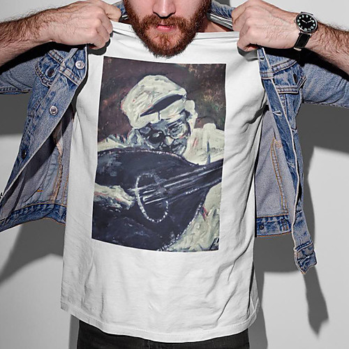 Men's Unisex Tee T shirt Hot Stamping Graphic Prints Human Plus Size Print Short Sleeve Casual Tops Cotton Basic Designer Big and Tall White
Men's Unisex Tee T shirt Hot Stamping Graphic Prints Human Plus Size Print Short Sleeve Casual Tops Cotton Basic Designer Big and Tall White