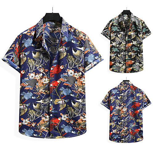 Men's Shirt Other Prints Graphic Prints Print Short Sleeve Casual Tops Boho Black Navy Blue
Men's Shirt Other Prints Graphic Prints Print Short Sleeve Casual Tops Boho Black Navy Blue