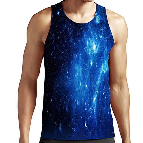 Men's Unisex Tank Top Undershirt 3D Print Galaxy Graphic Prints Plus Size Print Sleeveless Casual Tops Basic Designer Big and Tall Blue
Men's Unisex Tank Top Undershirt 3D Print Galaxy Graphic Prints Plus Size Print Sleeveless Casual Tops Basic Designer Big and Tall Blue