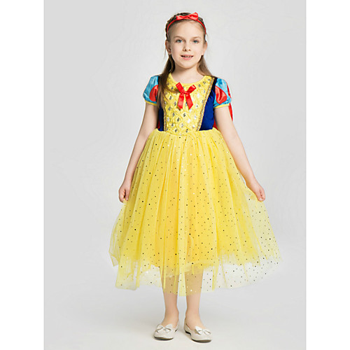 Snow White Cosplay Costume Costume Vacation Dress Girls' Movie Cosplay A-Line Slip Cosplay Yellow Dress Christmas Halloween Children's Day Polyester Organza
Snow White Cosplay Costume Costume Vacation Dress Girls' Movie Cosplay A-Line Slip Cosplay Yellow Dress Christmas Halloween Children's Day Polyester Organza