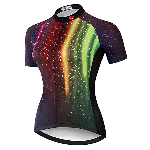 21Grams Women's Short Sleeve Cycling Jersey Summer Spandex Polyester Black / Green Bike Jersey Top Mountain Bike MTB Road Bike Cycling Quick Dry Moisture Wicking Breathable Sports Clothing Apparel
21Grams Women's Short Sleeve Cycling Jersey Summer Spandex Polyester Black / Green Bike Jersey Top Mountain Bike MTB Road Bike Cycling Quick Dry Moisture Wicking Breathable Sports Clothing Apparel