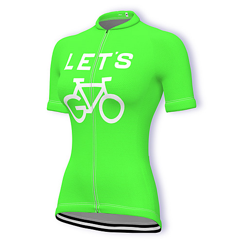 21Grams Women's Short Sleeve Cycling Jersey Summer Spandex Polyester Green Fluorescent Bike Jersey Top Mountain Bike MTB Road Bike Cycling Quick Dry Moisture Wicking Breathable Sports Clothing Apparel
21Grams Women's Short Sleeve Cycling Jersey Summer Spandex Polyester Green Fluorescent Bike Jersey Top Mountain Bike MTB Road Bike Cycling Quick Dry Moisture Wicking Breathable Sports Clothing Apparel