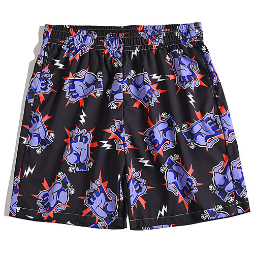 Men's Casual Sports Outdoor Sports Daily Holiday Shorts Pants Cartoon Muscle Short Print Black
Men's Casual Sports Outdoor Sports Daily Holiday Shorts Pants Cartoon Muscle Short Print Black