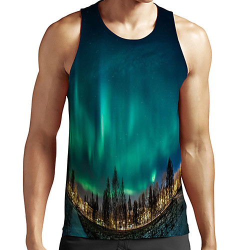 Men's Unisex Tank Top Undershirt 3D Print Scenery Graphic Prints Plus Size Print Sleeveless Casual Tops Basic Fashion Designer Breathable Blue
Men's Unisex Tank Top Undershirt 3D Print Scenery Graphic Prints Plus Size Print Sleeveless Casual Tops Basic Fashion Designer Breathable Blue