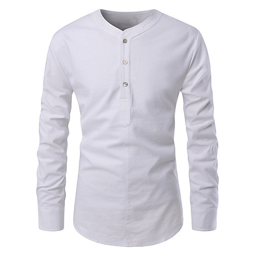 Men's Shirt Solid Colored Button-Down Long Sleeve Casual Tops Casual Fashion Breathable Comfortable White Black Red
Men's Shirt Solid Colored Button-Down Long Sleeve Casual Tops Casual Fashion Breathable Comfortable White Black Red