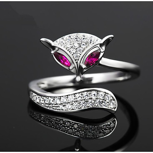 Fox Women's Ring Open Cuff Ring Adjustable Ring 1pc Silver Copper Silver-Plated Irregular Stylish Artistic Simple Birthday Gift Jewelry Mismatched Swan Animal Wearable
Fox Women's Ring Open Cuff Ring Adjustable Ring 1pc Silver Copper Silver-Plated Irregular Stylish Artistic Simple Birthday Gift Jewelry Mismatched Swan Animal Wearable
