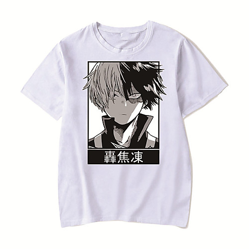 Men's Unisex Tee T shirt Hot Stamping Anime Graphic Prints Plus Size My Hero Academia Print Short Sleeve Casual Tops Cotton Basic Designer Big and Tall White Red Blushing Pink
Men's Unisex Tee T shirt Hot Stamping Anime Graphic Prints Plus Size My Hero Academia Print Short Sleeve Casual Tops Cotton Basic Designer Big and Tall White Red Blushing Pink