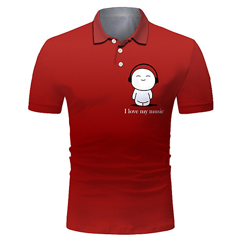 Men's Golf Shirt 3D Print Cartoon Letter Button-Down Short Sleeve Street Tops Casual Fashion Cool Breathable Red / Sports
Men's Golf Shirt 3D Print Cartoon Letter Button-Down Short Sleeve Street Tops Casual Fashion Cool Breathable Red / Sports