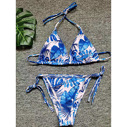 Women's Bikini 2 Piece Swimsuit Open Back Slim Print Floral Tropical Blue Red Green Brown Swimwear Padded Strap Bathing Suits New Bohemian Rustic / Leaf / Cross
Women's Bikini 2 Piece Swimsuit Open Back Slim Print Floral Tropical Blue Red Green Brown Swimwear Padded Strap Bathing Suits New Bohemian Rustic / Leaf / Cross