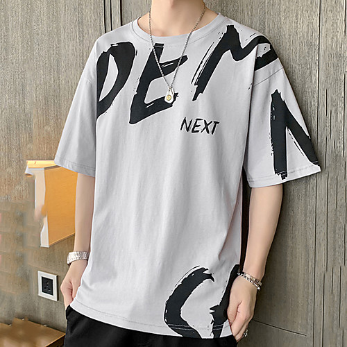 Men's Unisex Tee T shirt Hot Stamping Graphic Prints Letter Plus Size Print Short Sleeve Casual Tops Cotton Basic Fashion Designer Big and Tall Black Gray
Men's Unisex Tee T shirt Hot Stamping Graphic Prints Letter Plus Size Print Short Sleeve Casual Tops Cotton Basic Fashion Designer Big and Tall Black Gray