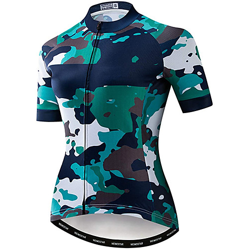 21Grams Women's Short Sleeve Cycling Jersey Summer Spandex Polyester Camouflage Camo / Camouflage Bike Jersey Top Mountain Bike MTB Road Bike Cycling Quick Dry Moisture Wicking Breathable Sports
21Grams Women's Short Sleeve Cycling Jersey Summer Spandex Polyester Camouflage Camo / Camouflage Bike Jersey Top Mountain Bike MTB Road Bike Cycling Quick Dry Moisture Wicking Breathable Sports