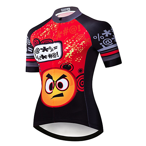 21Grams Women's Short Sleeve Cycling Jersey Summer Spandex Polyester Red Cartoon Bike Jersey Top Mountain Bike MTB Road Bike Cycling Quick Dry Moisture Wicking Breathable Sports Clothing Apparel
21Grams Women's Short Sleeve Cycling Jersey Summer Spandex Polyester Red Cartoon Bike Jersey Top Mountain Bike MTB Road Bike Cycling Quick Dry Moisture Wicking Breathable Sports Clothing Apparel