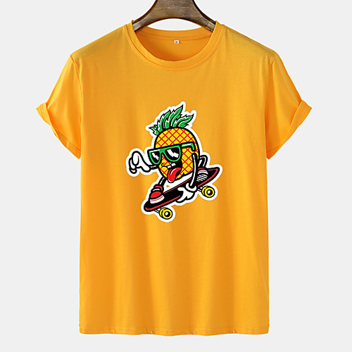 Men's Unisex Tee T shirt Hot Stamping Cartoon Graphic Prints Fruit Plus Size Short Sleeve Casual Tops 100% Cotton Basic Fashion Designer Comfortable Blue Blushing Pink Orange
Men's Unisex Tee T shirt Hot Stamping Cartoon Graphic Prints Fruit Plus Size Short Sleeve Casual Tops 100% Cotton Basic Fashion Designer Comfortable Blue Blushing Pink Orange