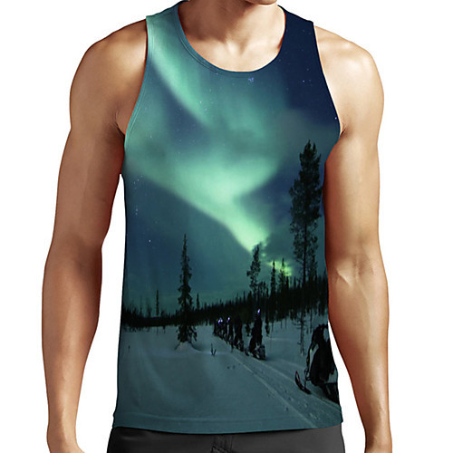 Men's Unisex Tank Top Undershirt 3D Print Scenery Graphic Prints Plus Size Print Sleeveless Casual Tops Basic Fashion Designer Breathable Blue
Men's Unisex Tank Top Undershirt 3D Print Scenery Graphic Prints Plus Size Print Sleeveless Casual Tops Basic Fashion Designer Breathable Blue