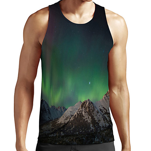 Men's Unisex Tank Top Undershirt 3D Print Scenery Graphic Prints Plus Size Print Sleeveless Casual Tops Basic Fashion Designer Breathable Green
Men's Unisex Tank Top Undershirt 3D Print Scenery Graphic Prints Plus Size Print Sleeveless Casual Tops Basic Fashion Designer Breathable Green