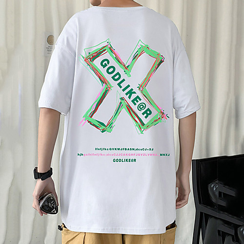 Men's Unisex Tee T shirt Hot Stamping Graphic Prints Letter Plus Size Print Short Sleeve Casual Tops Cotton Basic Fashion Designer Big and Tall White Black
Men's Unisex Tee T shirt Hot Stamping Graphic Prints Letter Plus Size Print Short Sleeve Casual Tops Cotton Basic Fashion Designer Big and Tall White Black