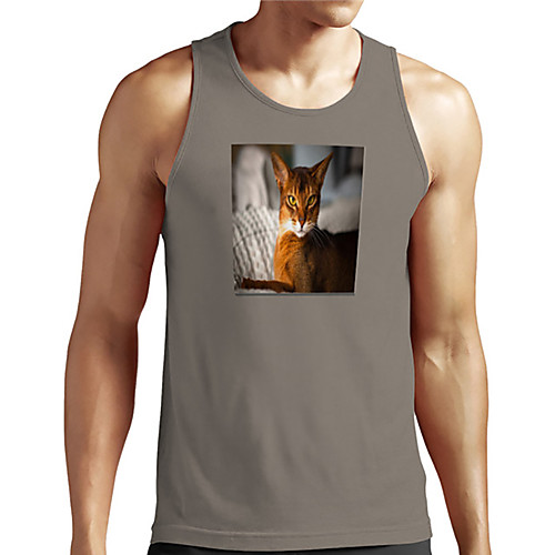 Men's Unisex Tank Top Undershirt 3D Print Cat Graphic Prints Animal Plus Size Print Sleeveless Casual Tops Basic Designer Big and Tall Gray
Men's Unisex Tank Top Undershirt 3D Print Cat Graphic Prints Animal Plus Size Print Sleeveless Casual Tops Basic Designer Big and Tall Gray