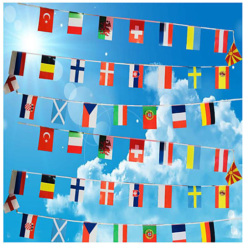 ANLEY String Flag, International Bunting Pennant Banner, Decoration for Grand Opening, Sports Bar, Party Events bar restaurant 2021 european cup string flags 1421cm
ANLEY String Flag, International Bunting Pennant Banner, Decoration for Grand Opening, Sports Bar, Party Events bar restaurant 2021 european cup string flags 1421cm