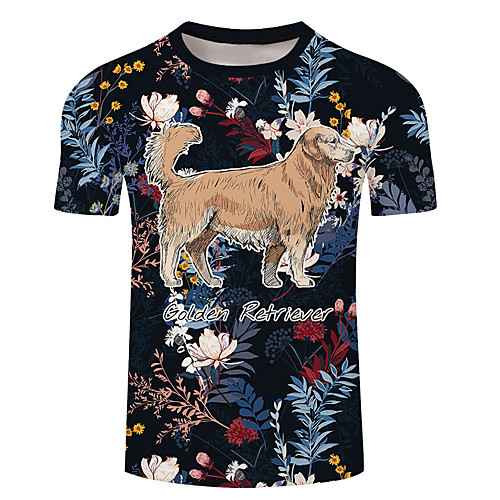 Men's Unisex Tee T shirt 3D Print Dog Graphic Prints Plus Size 3D Print Short Sleeve Casual Tops Basic Designer Big and Tall Blue Blushing Pink Black
Men's Unisex Tee T shirt 3D Print Dog Graphic Prints Plus Size 3D Print Short Sleeve Casual Tops Basic Designer Big and Tall Blue Blushing Pink Black