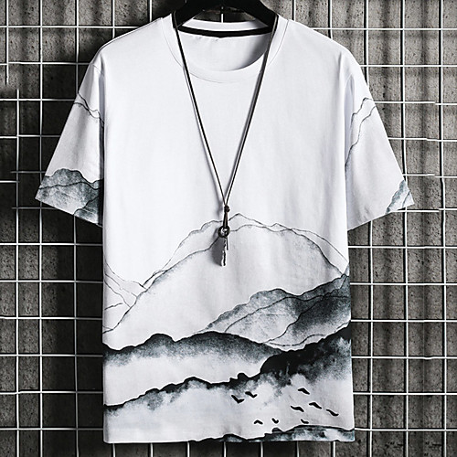 Men's Unisex Tee T shirt Hot Stamping Scenery Graphic Prints Plus Size Print Short Sleeve Casual Tops Cotton Basic Fashion Designer Big and Tall White Black Khaki
Men's Unisex Tee T shirt Hot Stamping Scenery Graphic Prints Plus Size Print Short Sleeve Casual Tops Cotton Basic Fashion Designer Big and Tall White Black Khaki