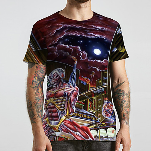 Men's Unisex Tee T shirt 3D Print Anime Graphic Prints Plus Size Print Short Sleeve Casual Tops Basic Designer Big and Tall Purple
Men's Unisex Tee T shirt 3D Print Anime Graphic Prints Plus Size Print Short Sleeve Casual Tops Basic Designer Big and Tall Purple