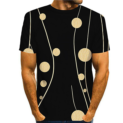 Men's Tee T shirt 3D Print Circle Graphic Prints Print Short Sleeve Daily Tops Casual Designer Big and Tall Black
Men's Tee T shirt 3D Print Circle Graphic Prints Print Short Sleeve Daily Tops Casual Designer Big and Tall Black