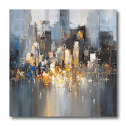 Oil Painting Handmade Hand Painted Wall Art Landscape Night Building City Home Decoration Dcor Stretched Frame Ready to Hang
Oil Painting Handmade Hand Painted Wall Art Landscape Night Building City Home Decoration Dcor Stretched Frame Ready to Hang